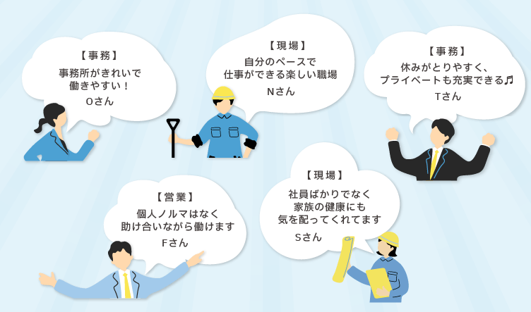 先輩社員の声